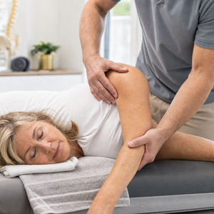 Kiné, étirements et massages